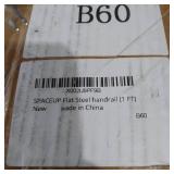 SPACEUP FLAT STEEL HANDRAIL , 1FT