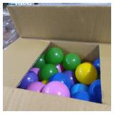 Playz 200 Soft Plastic Mini Play Balls with 8 Vibrant Colors - Crush Proof, No Sharp Edges, Non Toxic, Phthalate & BPA Free - Use in Baby or Toddler Ball Pit, Play Tents & Tunnels
