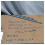 YEP HHO 47IN ELEVATED FOLDABLE PET COT , COFFEE