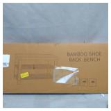 BAMBOO 3 TIER SHOE RACK BENCH