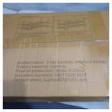 BAMBOO 3 TIER SHOE RACK BENCH