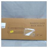 BAMBOO 3 TIER SHOE RACK BENCH