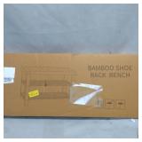 BAMBOO 3 TIER SHOE RACK BENCH