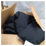 BLANKET- BLACK , SIZE 82