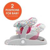 Summer Learn-to-Sit Stages 2-Position Floor Seat (Funfetti Pink)