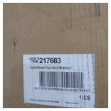 LIPTON ROUND TRAY 18X18 WHT/GLD-1, ITEM# 217683