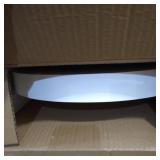 LIPTON ROUND TRAY 18X18 WHT/GLD-1, ITEM# 217683