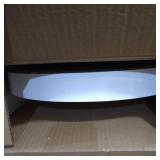 LIPTON ROUND TRAY 18X18 WHT/GLD-1, ITEM# 217683