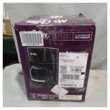 Mr. Coffee 12 Cup Programmable Black Coffee Maker