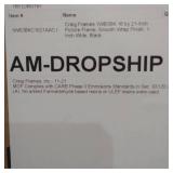 CRAIG FRAMES 16X21IN PICTURE FRAME , BLACK, ITEM# 1WB3BKC1621AAC