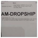 CRAIG FRAMES 16X21IN PICTURE FRAME , BLACK, ITEM# 1WB3BKC1621AAC