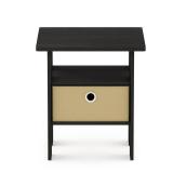 Furinno Andrey End Table Night Stand with Bin Drawer