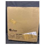 Furinno Andrey End Table Night Stand with Bin Drawer