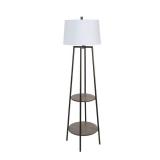 Tristan Floor Lamp with 2 Shelves