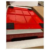 Coca-Cola Retro Vending Machine Style 10 Can Mini Fridge, 12V Dc/110V Ac with tall window display for home, dorm, office, games room