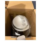 Comfort Zone 1500-Watt Ceramic Oscillating Digital Tower Heater with Remote, Silver