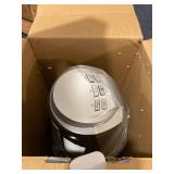 Comfort Zone 1500-Watt Ceramic Oscillating Digital Tower Heater with Remote, Silver