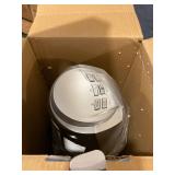 Comfort Zone 1500-Watt Ceramic Oscillating Digital Tower Heater with Remote, Silver