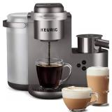 Keurig K-Cafe Special Edition Coffee Maker, Single Serve K-Cup Pod Nickel