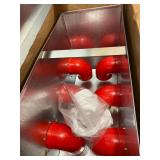 65 POUND METAL CHICKEN FEEDER WITH 6 PORTS