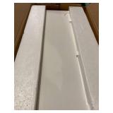 WHITE MONITOR STAND RISER