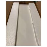 WHITE MONITOR STAND RISER