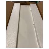 WHITE MONITOR STAND RISER