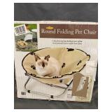 PET STORE ROUND FOLDING PET CHAIR