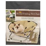 PET STORE ROUND FOLDING PET CHAIR