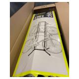 FREE STANDING 4 BIKE RACK WITH BASKET