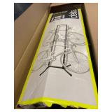 FREE STANDING 4 BIKE RACK WITH BASKET