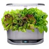AeroGarden - Bounty Elite - Easy Setup - Healthy Eating Garden kit - 9 Gourmet Herb pods included - App Capability - Stainless steel