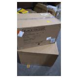 Black+Decker - 8-Slice Extra-Wide Convection Oven - stainless steel