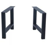 FURNITURE 2-PIECES METAL MODERN DIY IRON BENCH LEGS ( X002PKQCLF)