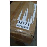 BLACK LEATHER OFFICE CHAIR ADJUSTABLE HEIGHT SWIVEL ON CASTERS