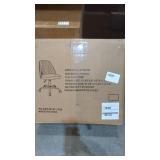 OFFICE CHAIR PINK FABRIC ADJUSTABLE HEIGHT SWIVEL ON CASTERS