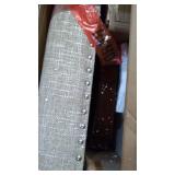 Madison Park Irvine High Wingback Button Tufted Upholstered 27-Inch Swivel Counter Bar Stool with Nailhead Accent 2-Color Option- Retail:$242.54