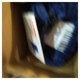 Coleman Oversized Adult Quad Folding Camp Chair with Cooler Pouch, Blue