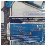 NERF SONIC ICE , N-STRIKE SERIE MEGA DISTANCE UP TO 100FT/30M AGE 8+