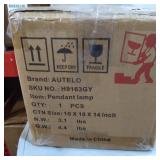 AUTELO MODERN INDOOR PENDANT LAMP , ITEM # H9163GY PENDANT LAMP