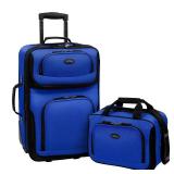U.S. Traveler Rio 2-Piece Carry-On Luggage Set