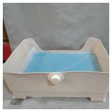 CALPALMY Large Rabbit Litter Box with Bonus Pads, Drawer, Corner Toilet Box and Bigger Pet Pan for Adult Guinea Pigs, Chinchilla, Ferret, Galesaur, Small Animals