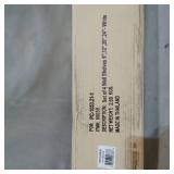 SET OF 4 WALL SHELVES 6",12",20",24" - WHITE , ITEM# 00038