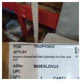 NONSTICK DISHWASHER SAFE COOKWARE FRY PAN W/ LID