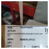 NONSTICK DISHWASHER SAFE COOKWARE FRY PAN W/ LID