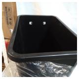 HOME ZONE KITCHEN LIVING 29L / 7.6 GAL PULL OUT UNDER COUNTER SINGLE BIN, BLACK