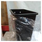 HOME ZONE KITCHEN LIVING 29L / 7.6 GAL PULL OUT UNDER COUNTER SINGLE BIN, BLACK