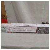 NEODRAIN 28" LINEAR SHOWER DRAIN STAINLESS STEEL, ITEM# ZA3-28-T01-BR