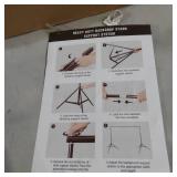 HEAVY DUTY BACKDROP STAND SUPPORT SYSTEM, WEIGHT LIMIT 8KG
