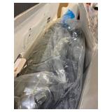 CHARM HEART GREY THROW BLANKET